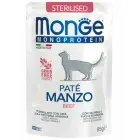 Monge Monoproteinic Pate 100% beef Sterilised 85 g — Photo 1