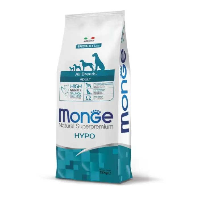 Monge Dog All Breeds Hypo with Salmon and Tuna 12 kg