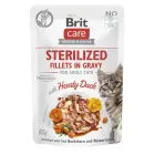Brit Care Cat Pouch Sterilized Fillets in Gravy with Hearty Duck 85 g — Foto 1