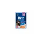 Brit Premium Cat Delicate Fillets in Gravy with Salmon for Sterilised 85 g konservi kaķiem — Foto 3