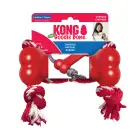KONG Goodie Bone with Rope Medium - rotaļlieta suņiem — Foto 1