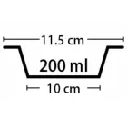 Flamingo metāla bļoda kaķiem BELLA zila d 11,5 cm 180 ml — Foto 2