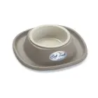 Plastmasas bļoda ar gumijas paliktni SOFT TOUCH 28x5,5cm, daž.krāsas — Foto 4