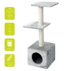 Scratching tree PALAZZO 30x30x90cm Grey — Foto 1