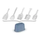 Spade-holder cm. 21,5x12x13h, mixed colors — Foto 1
