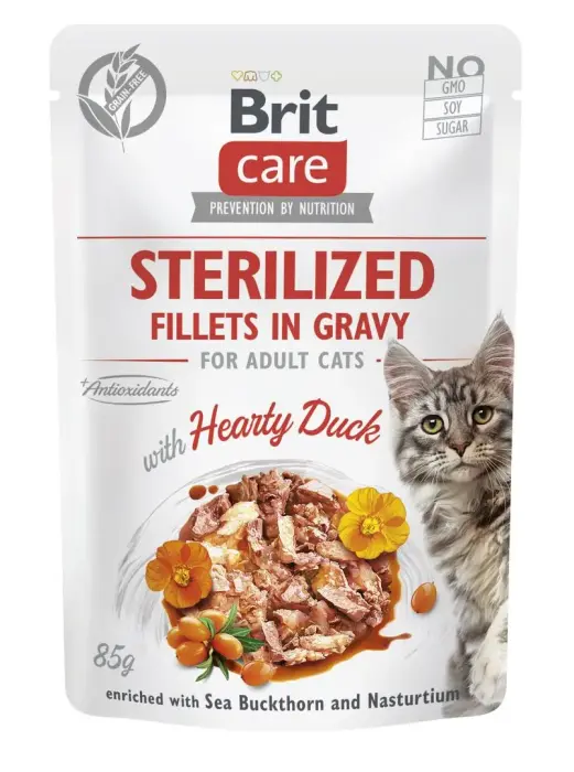 Brit Care Cat Pouch Sterilized Fillets