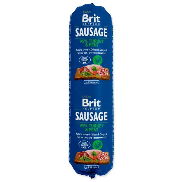 BRIT PREMIUM wet Turkey & Peas 800 g konservi suņiem