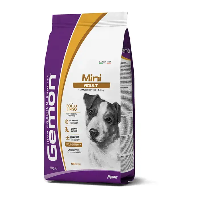Gemon Dog Mini Adult with Chicken and Rice 3 kg
