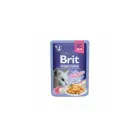 Brit Premium Cat Delicate Fillets in Jelly with Chicken 85 g mitrā barība kaķiem — Foto 3