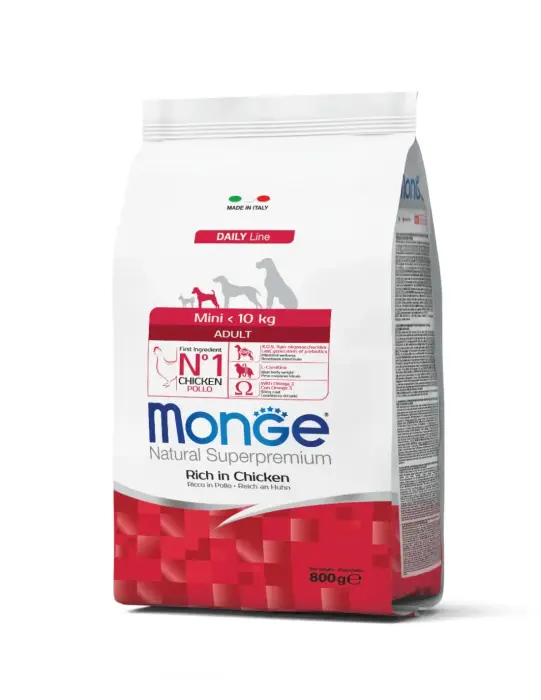 Monge Dog Mini Adult Rich in Chicken 0,8 kg