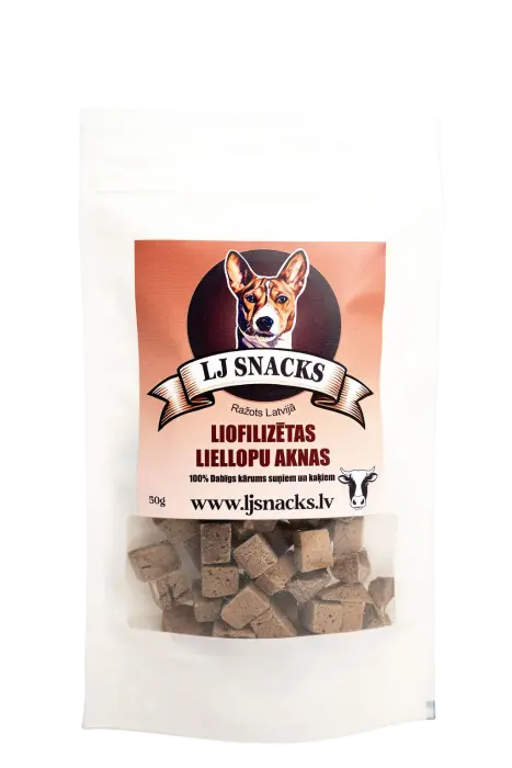 LJ Snacks Liofilizēta lielopu aknas 50 gr