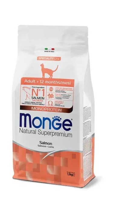 Monge Cat Adult Monoprotein Salmon 1,5 kg