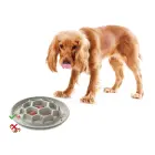 Pet bowl Cactus Slow Food cm. 32x32x7 h with anti-slide, different colors — Foto 5