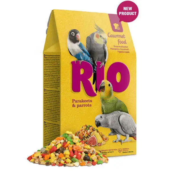 RIO Gourmet food for parakeets and parrots 250 g - barība vidējiem un lieliem papagaiļiem