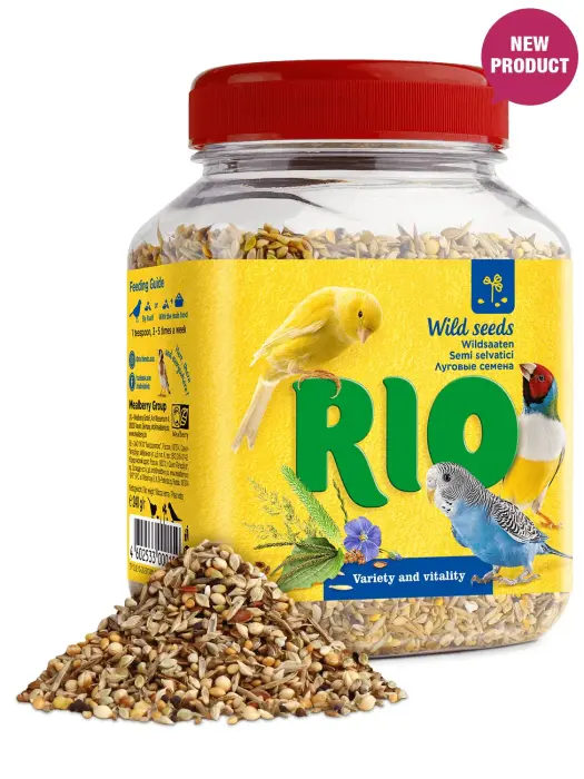 RIO Wild seeds mix 240 g - papildbarība dekoratīvajiem putniem