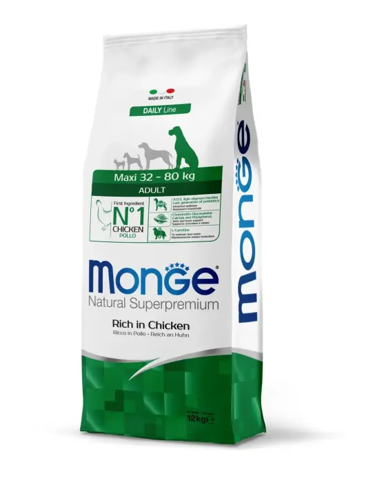 Monge Dog Maxi Adult Rich in Chicken 12 kg