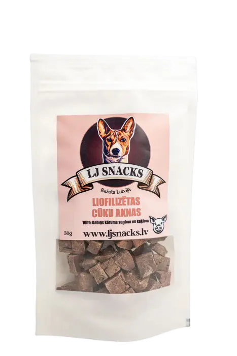 LJ Snacks liofilizētas cūku aknas 50 g
