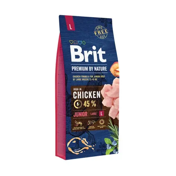 BRIT PREMIUM By Nature Junior L 15 kg barība kucēniem