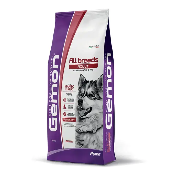 Gemon Dog All Breeds Adult with Beef and Rice 15 kg