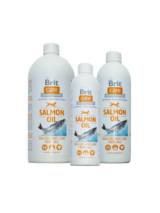 BRIT CARE Salmon Oil 500 ml papildbarība suņiem
