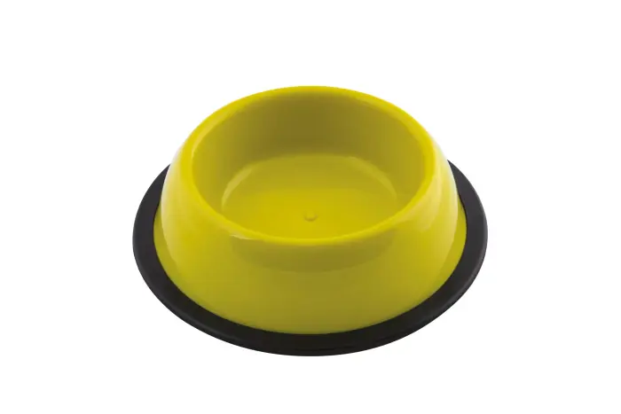 Pet bowl round  26 x 6 h, with anti-slide,lt. 1,00, different colors