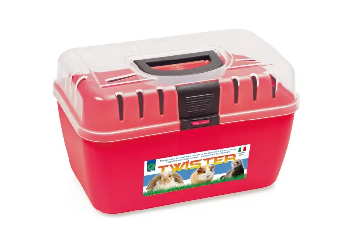 Twister transport-box small pets cm. 29 x 19 x 18 h., different colors