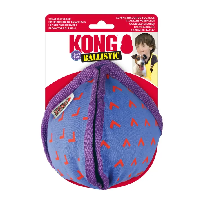 KONG Ballistic Hide 'n Treat Large Assorted - dog toy