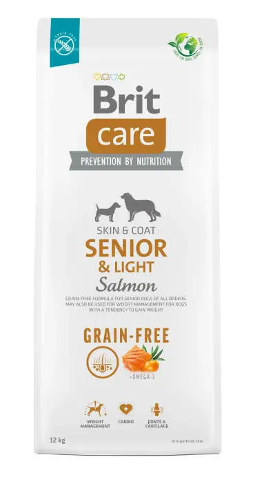 Brit Care GF Senior&Light Salmon 12kg
