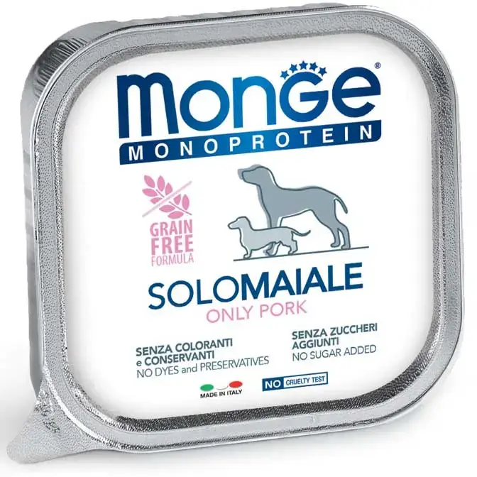 Monge Dog Monoprotein Pate Only Pork