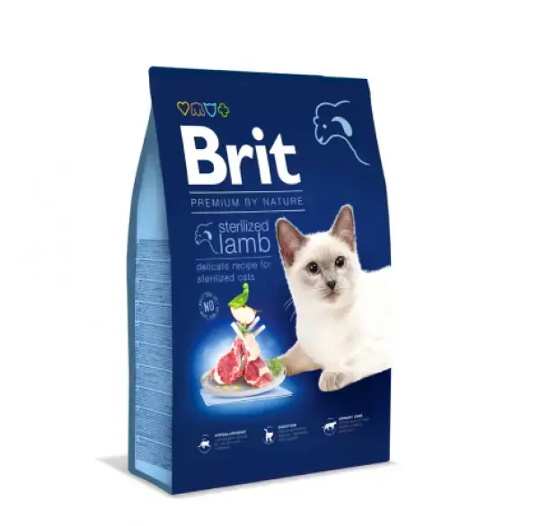 Brit Premium Cat Sterilized Lamb 1,5 kg