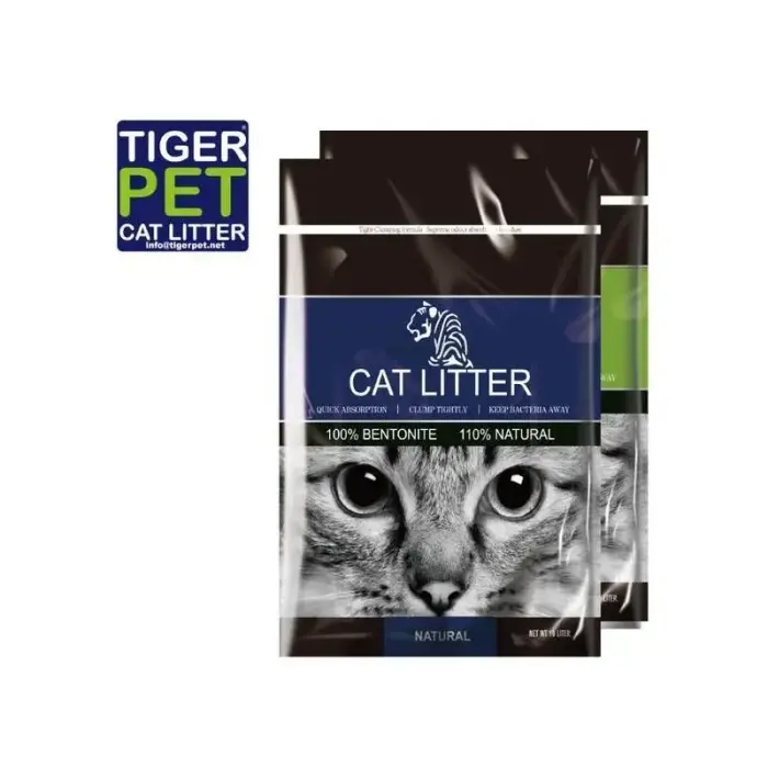 Tiger Pet Natural Fresh 5 L — dabīgs, bez smaržvielām, cementējošs bentonīta pakaišu pildījums kaķu tualetēm