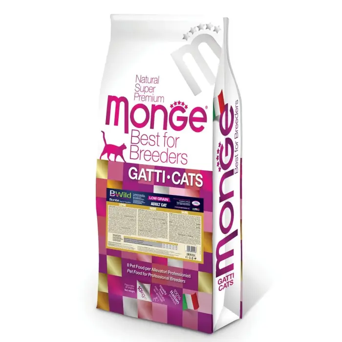 Monge Cat Breeder BWild Low Grain Adult Hare 10 kg