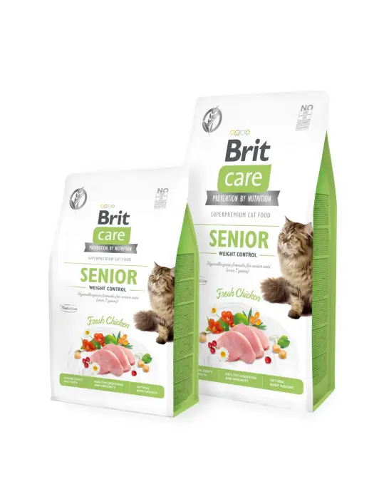 Brit Care Cat GF Senior Weight Control (Fresh Chicken) 0,4 kg