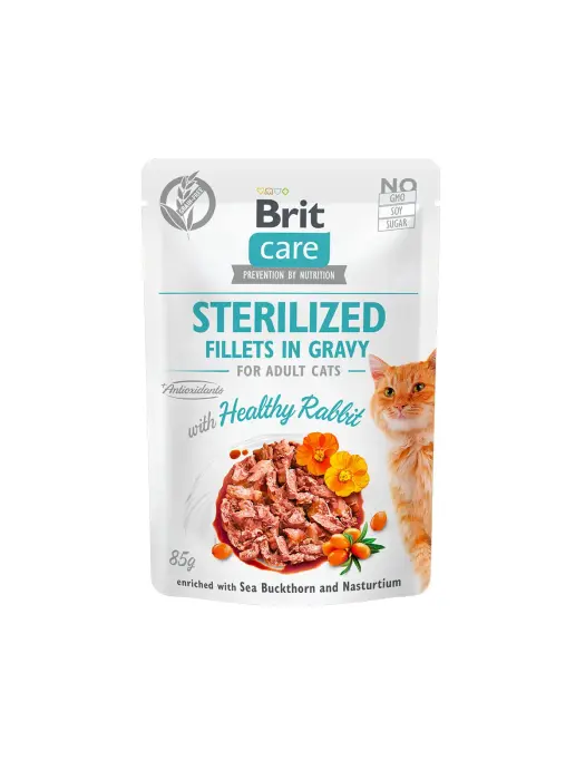 Brit Care Cat Pouch Sterilized Fillets