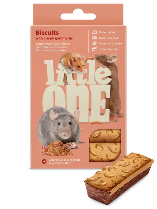 Little One Biscuits with carrot and spinach for small animals 5х7g in box