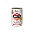 Brit Fresh Beef&Pumpkin 400 g - konservi suņiem — Foto 1