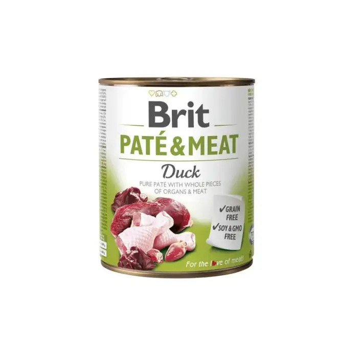 BRIT CARE wet Duck Paté & Meat 800 g