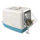 Slēgtā kaķu tualete ar filtru Vicky 54x39x39 cm, dažādas krāsas — Foto 1