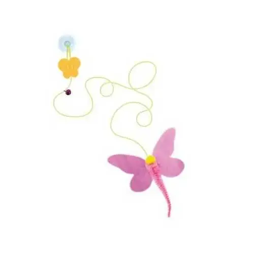 Rotaļlieta kaķiem Butterfly 130 cm