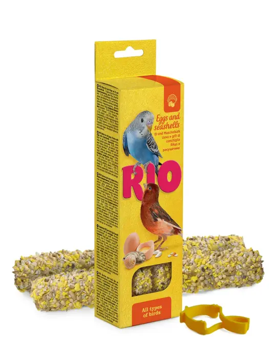 RIO Sticks for all types of birds with eggs and oystersell 2x40 g