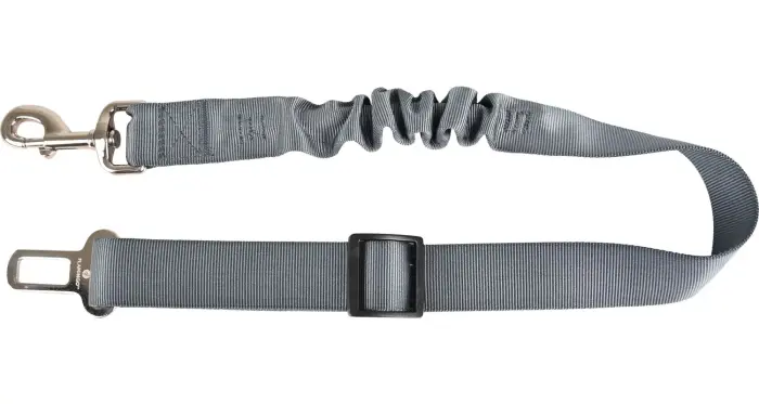 Flamingo auto drošības josta adapteris RUKA SHOCK ABSORBER GREY 60-80cm/32mm