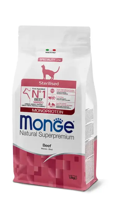 Monge Cat Sterilised Monoprotein Beef 1,5 kg