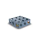 Cat toy Tricky with two balls  cm. 25 x 25 x 9 h., different colors — Foto 5