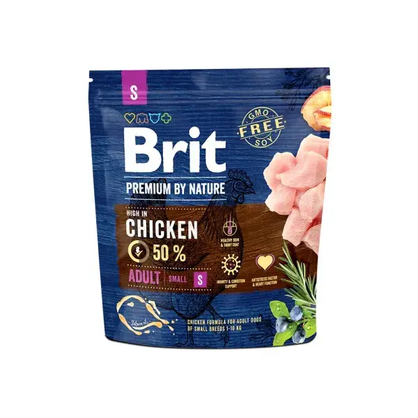 BRIT PREMIUM By Nature Adult S 1 kg barība suņiem