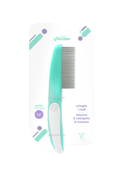 Ķemme HAIRMONY ar vidējiem metāla zobiem 4x20cm