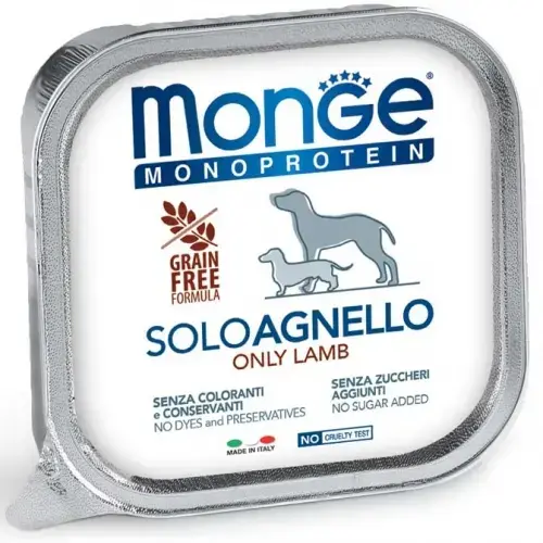 Monge Dog Monoprotein Pate Only Lamb