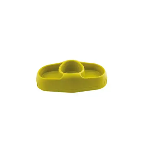 Pet bowl Tris cm. 35,5 x 18,5 x 9 h  with anti-slide, different colors