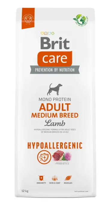 Brit Care HP Adult Medium Breed Lamb & Rice 12 kg