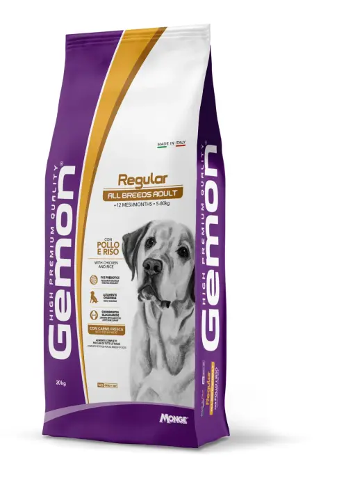 Gemon Dog Regular All Breeds Adult with Chicken and Rice 20 kg