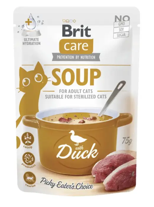 Brit Care Cat Soup Duck 75 g